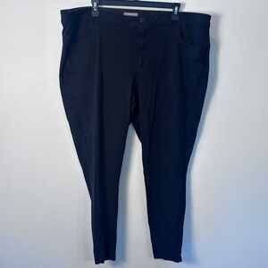 Maurices Womens Black Stretch Pants Size 22W Regular Casual Leggings